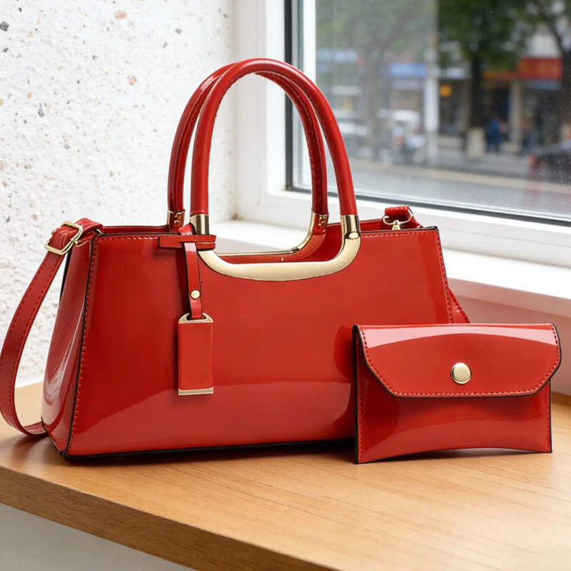 Luxury Bags & Leather Repair Of Atlanta - Damen-Handtaschen-Set, Leichter Luxus PU-Material Umhängetaschen, Verstellbarer