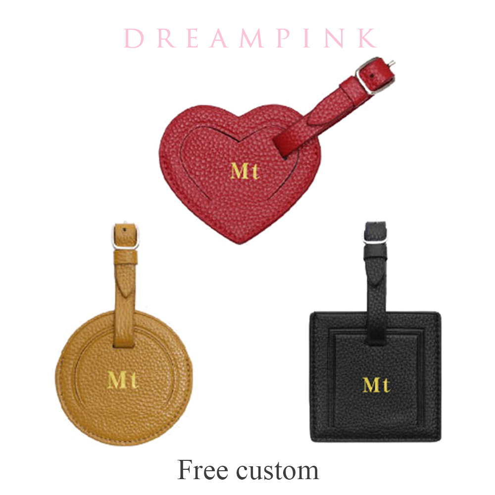 Luxury Bags Names - Reisegepäckanhänger aus 100 % echtem Leder,