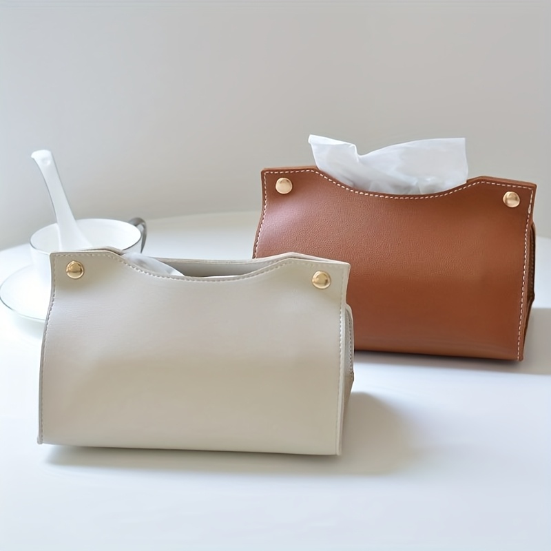 Luxury Bags & Leather Repair Of Atlanta - Personalisierte, maßgeschneiderte Luxus-Leder-Taschentuchbox für Zuhause, kreative