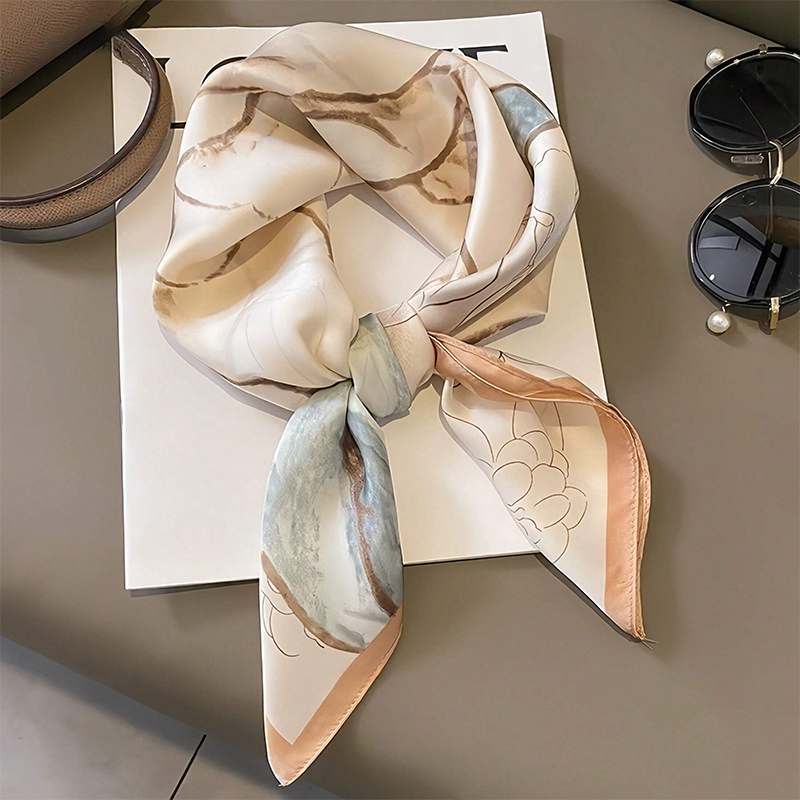 Luxury Bags Design - 2024 Design Mode Druck Satin Quadrat