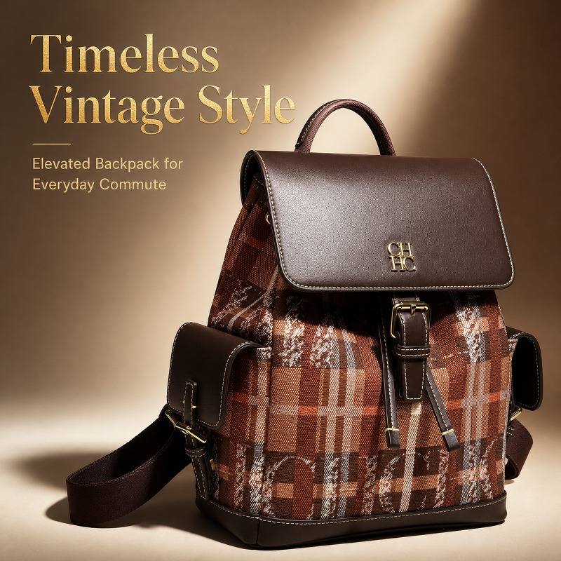Luxury Bags & Leather Repair Of Atlanta - CHHC Modischer Farbblock-Rucksack, vielseitig einsetzbar, im