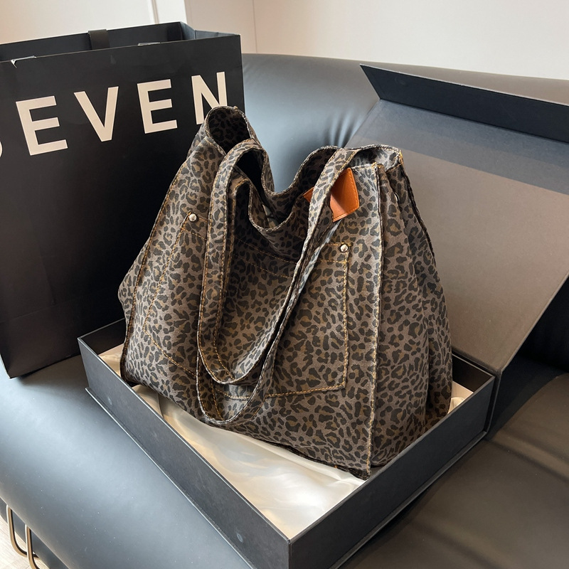 Leopardenmuster-Tragetasche Vi – Canvas Tote Designer Bewertung und Preis