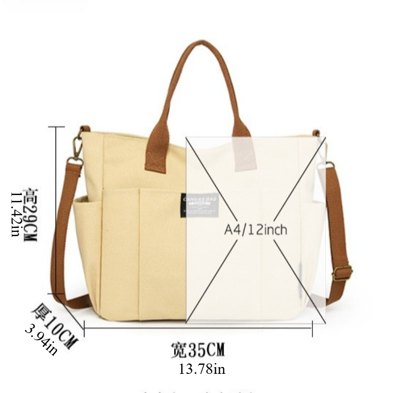 Große Canvas-Tragetasche für D – Canvas Tote Designer Bewertung und Preis