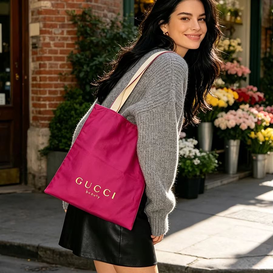 GUCCIs Tasche Damen Canvas-Tra – Canvas Tote Designer Bewertung und Preis